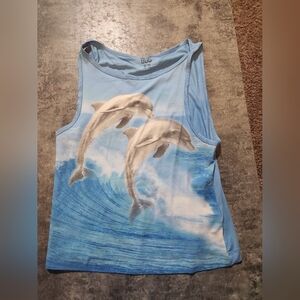 BDG Urban Outfitters Mercedes Dolphin Boatneck Tank Top - Women's size XL